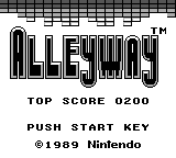 Screenshot Alleyway