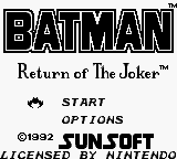 Screenshot Batman : Return of the Joker