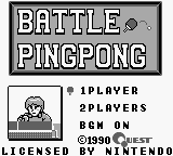 Screenshot Battle Pingpong