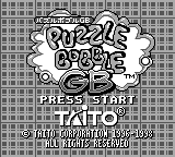 Screenshot Puzzle Bobble GB