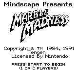 Screenshot Marble Madness