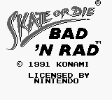 Screenshot Skate or Die : Bad 'N Rad