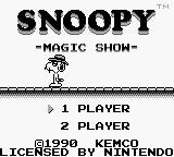 Screenshot Snoopy's Magic Show