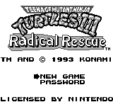 Screenshot Teenage Mutant Ninja Turtles III : Radical Rescue