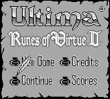 Screenshot Ultima : Runes of Virtue II