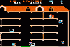 Screenshot Famicom Mini 08 : Mappy