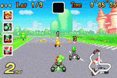 Screenshot Mario Kart : Super Circuit