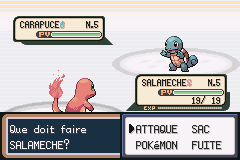 Screenshot Pokémon : Version Rouge Feu