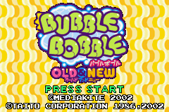 Screenshot Bubble Bobble : Old & New