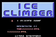 Screenshot NES Classics : Ice Climber