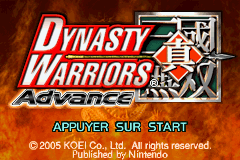 Screenshot Dynasty Warriors Advance