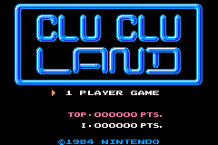 Screenshot Famicom Mini 12 : Clu Clu Land