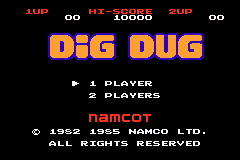 Screenshot Famicom Mini 16 : Dig Dug