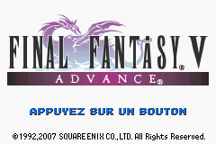 Screenshot Final Fantasy V Advance