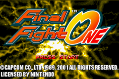 Screenshot Final Fight One