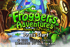 Screenshot Frogger's Adventures : Temple of the Frog