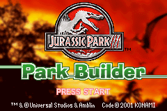 Screenshot Jurassic Park III : Park Builder