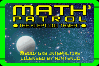 Screenshot Math Patrol : The Kleptoid Threat