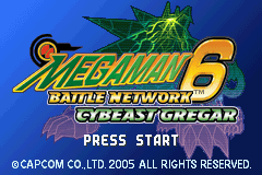 Screenshot Mega Man Battle Network 6 : Cybeast Gregar