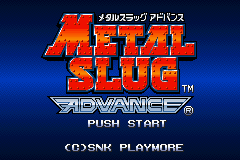 Screenshot Metal Slug Advance