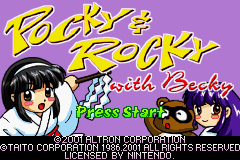 Screenshot Pocky & Rocky with Becky