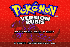 Screenshot Pokémon : Version Rubis