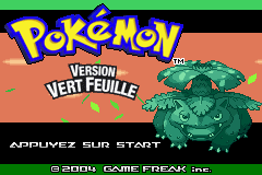 Screenshot Pokémon : Version Vert Feuille