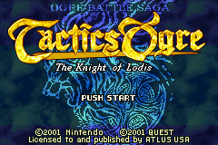 Screenshot Tactics Ogre : The Knight of Lodis