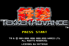 Screenshot Tekken Advance