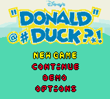 Screenshot Donald Duck : Goin' Quackers