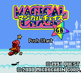 Screenshot Magical Chase GB : Minarai Mahoutsukai Kenja no Tani e