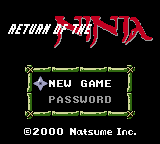 Screenshot Return of the Ninja