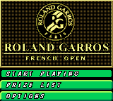 Screenshot Roland Garros French Open