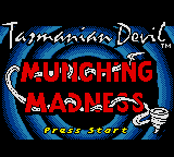 Screenshot Le Diable de Tasmanie: Munching Madness