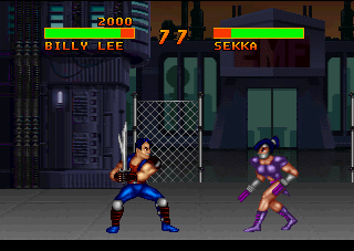 Screenshot Double Dragon V : The Shadow Falls