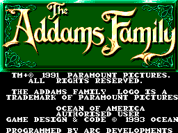 Screenshot The Addams Family