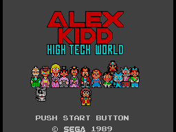 Screenshot Alex Kidd : High-Tech World