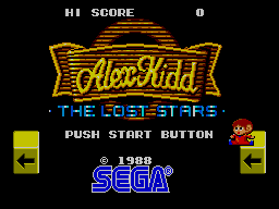 Screenshot Alex Kidd : The Lost Stars