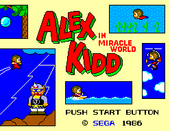 Screenshot Alex Kidd in Miracle World
