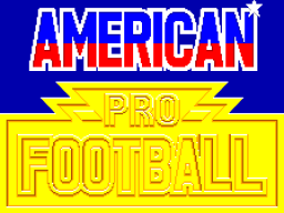 Screenshot American Pro Football