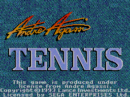 Screenshot Andre Agassi Tennis