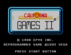 Screenshot California Games II
