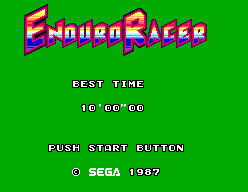 Screenshot Enduro Racer