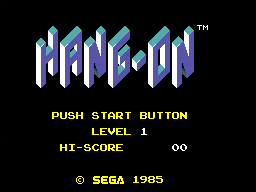 Screenshot Hang-On