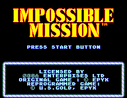 Screenshot Impossible Mission