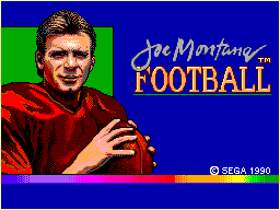 Screenshot Joe Montana Football