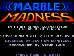 Screenshot Marble Madness