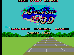 Screenshot Out Run 3-D