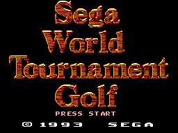 Screenshot Sega World Tournament Golf