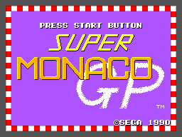 Screenshot Super Monaco GP